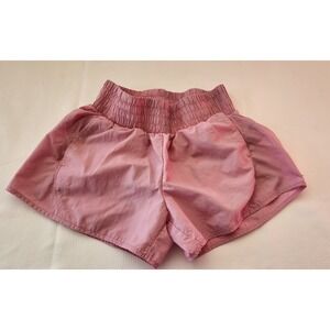 All in Motion  Pink Girls L 10/12 active wear, running shorts pockets nylon